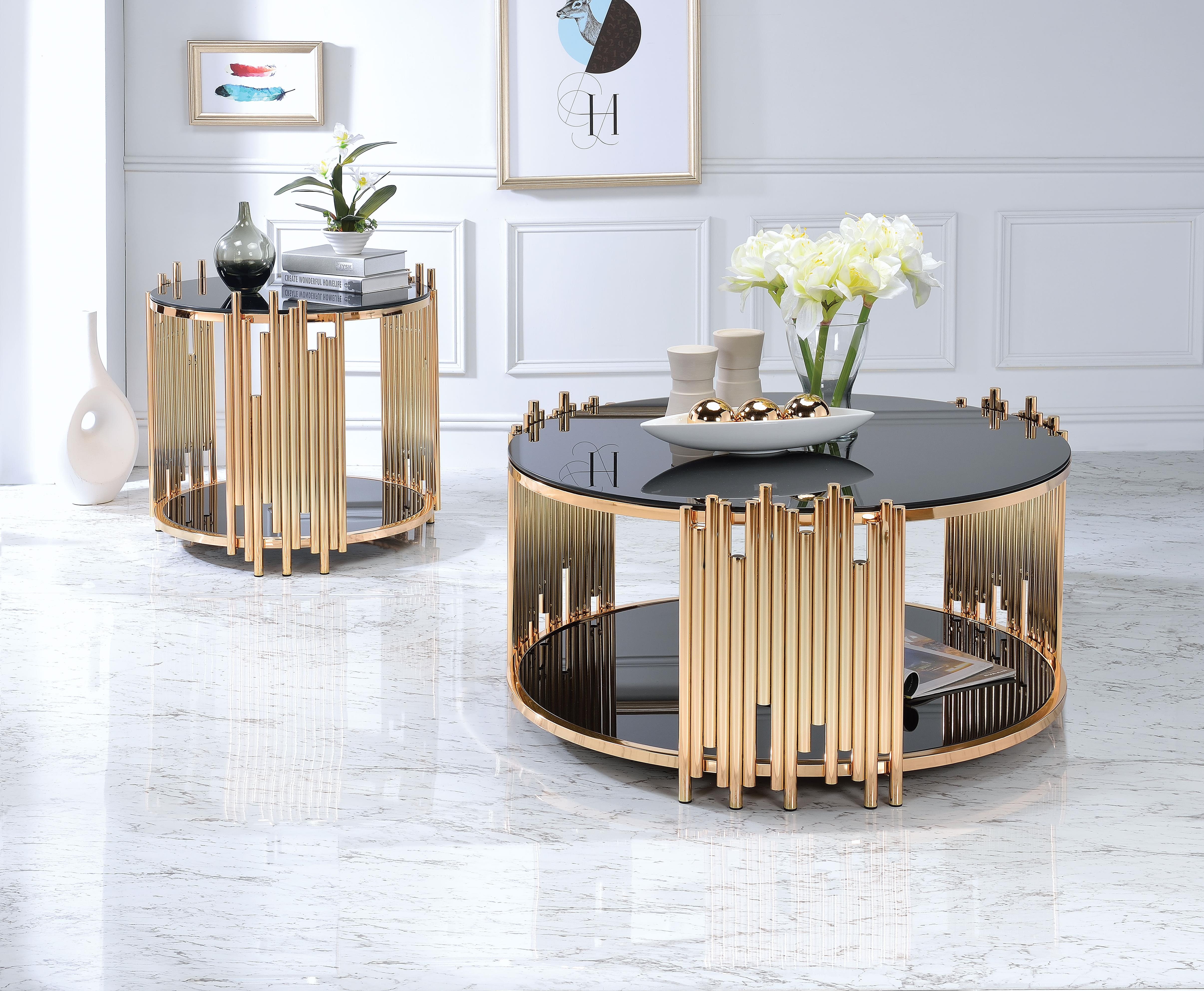 Acme Furniture Living Room Tanquin Coffee Table 84490 - Tar Heel